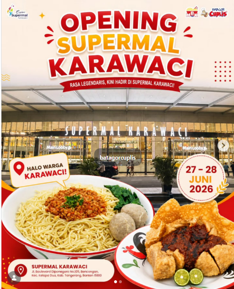 opening MBK supermal karawaci