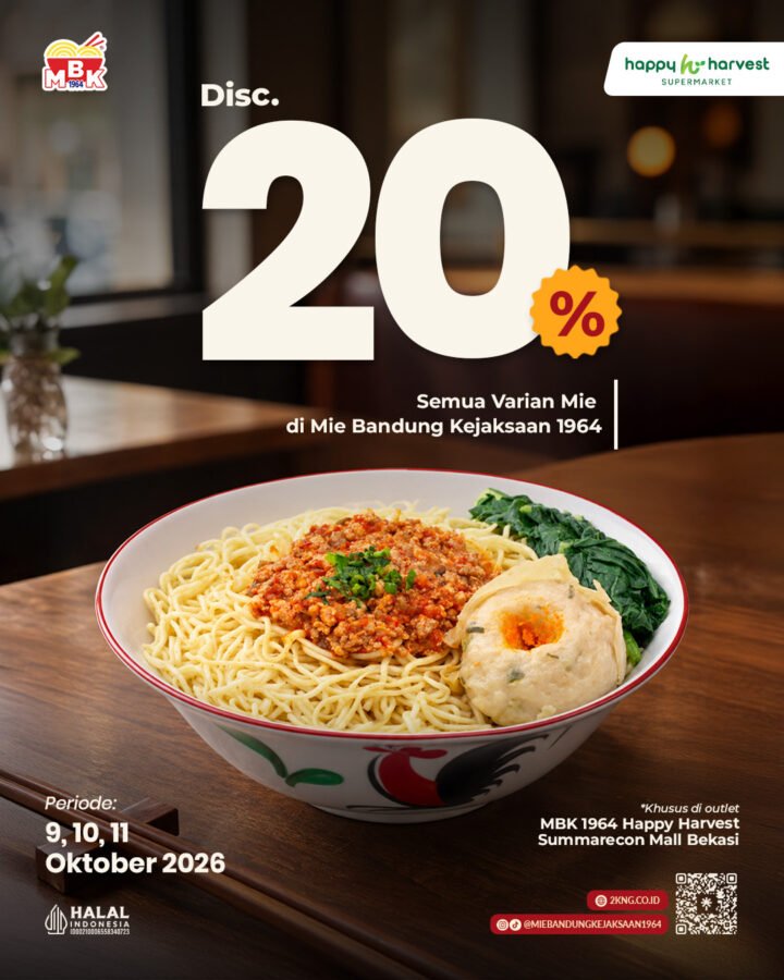 promo MBK 1964 Happy Harvest Bekasi