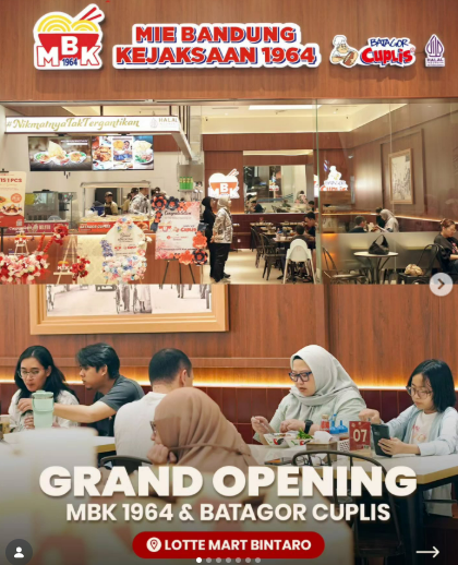 Grand Opening di Lotte Mart Bintaro